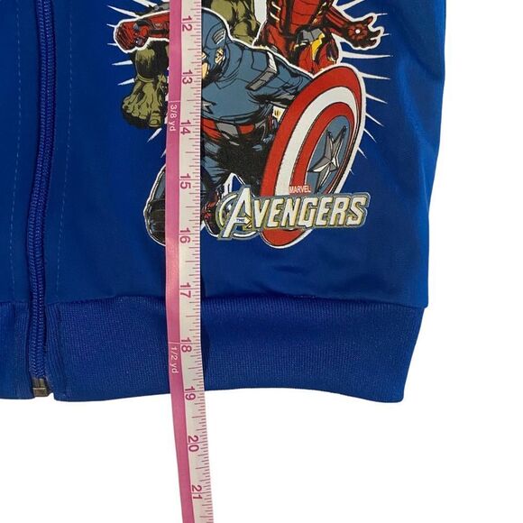 Marvel Avengers Character Blue Jacket Sz 6 (kids) - Picture 5 of 6